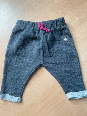 Pantalon chaud gris paillettes