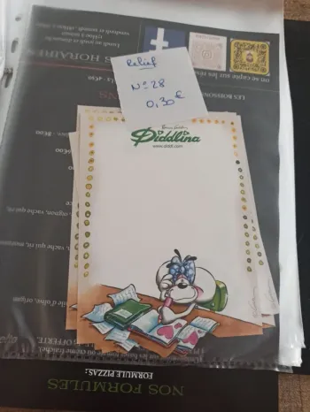 Feuille Diddl relief 28 0,30€