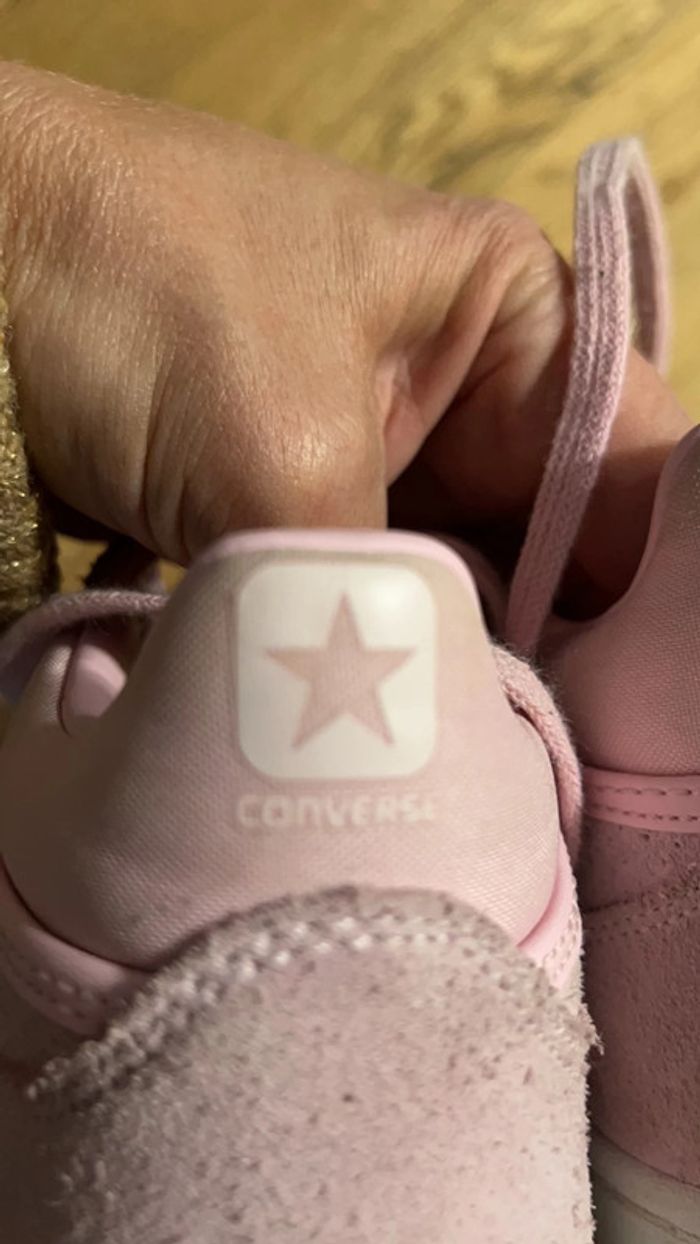 Sneakers Converse rose - photo numéro 3