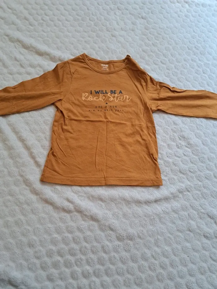 Lot de 2 hauts bébé garçon – 24 mois – manches longues – Kiabi - photo numéro 2