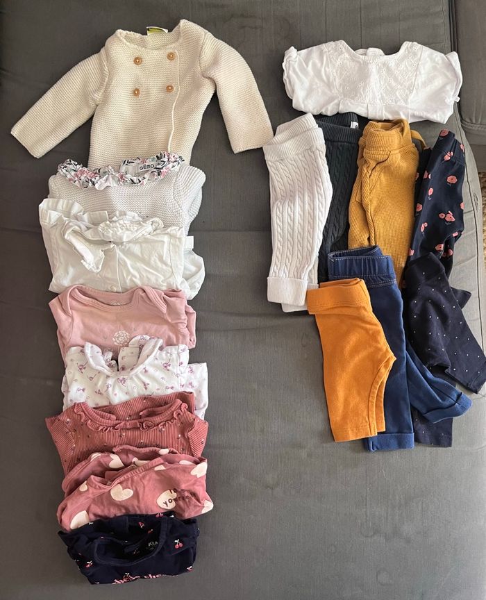 Lot vêtements bébé fille 1 mois - photo numéro 4