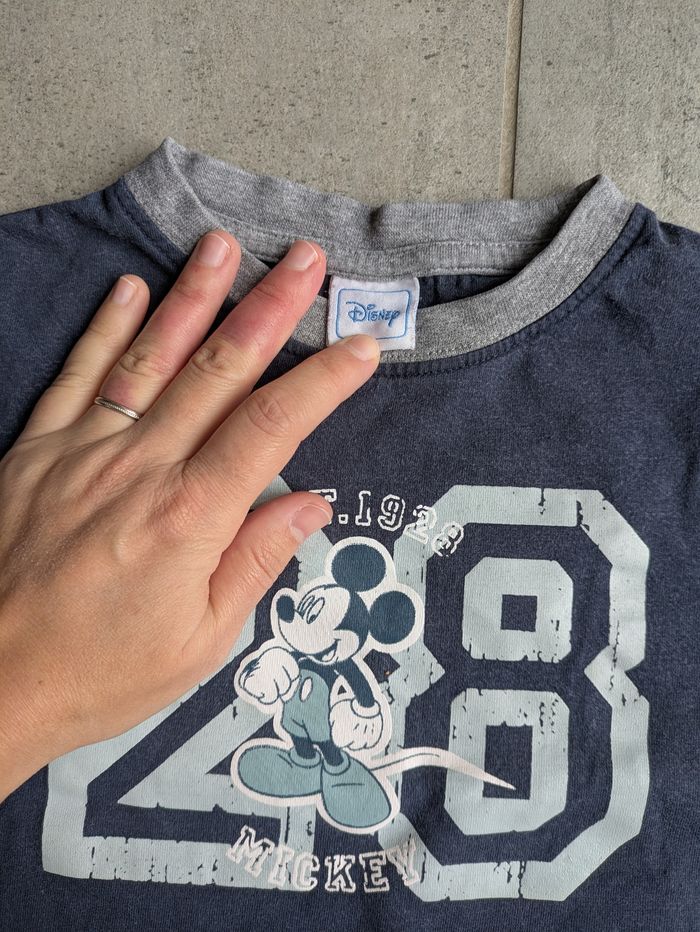 Tee shirt manches longues mickey 3 ans - photo numéro 2