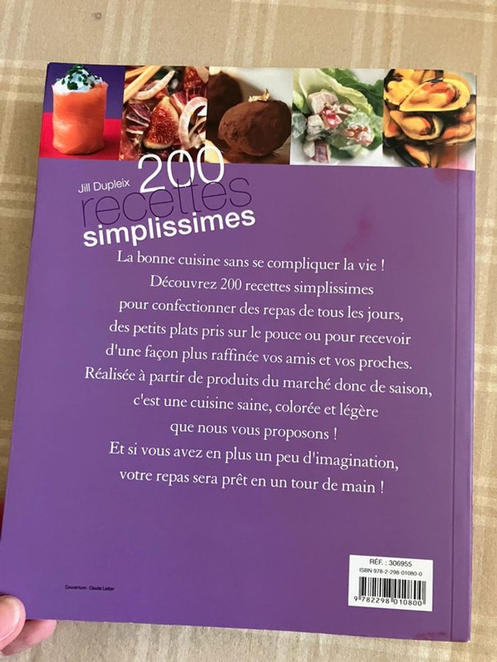 Livre 200 recettes simplissimes - photo numéro 4