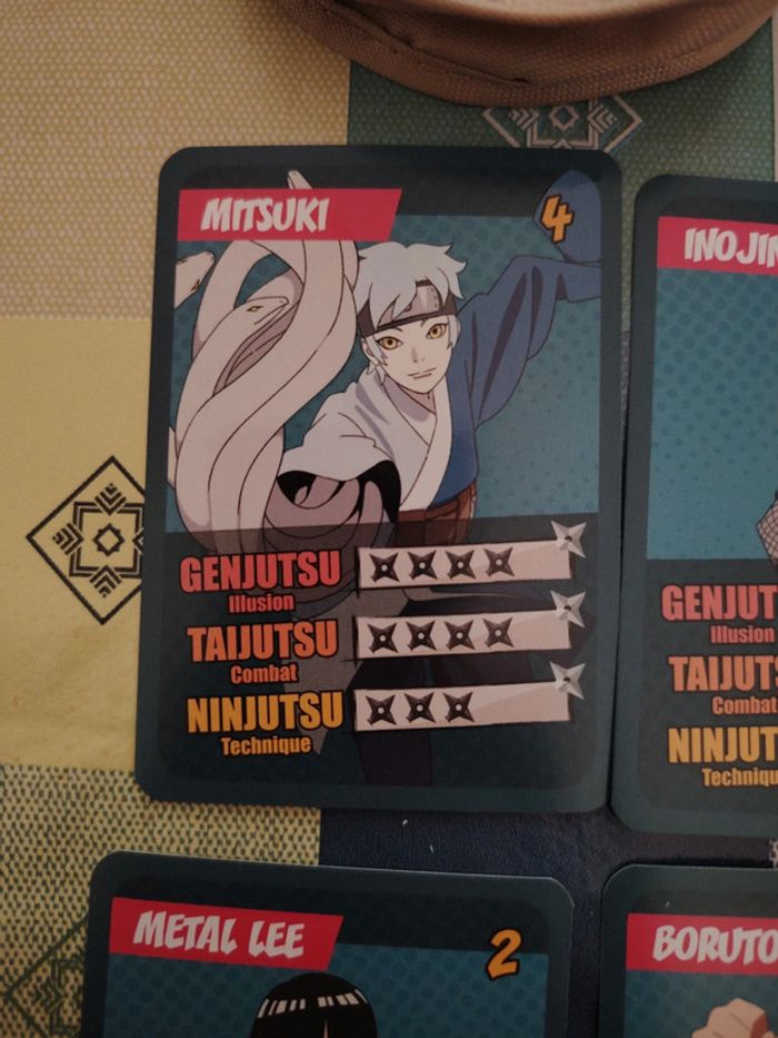 Lot cartes Boruto et pochette Naruto - photo numéro 2