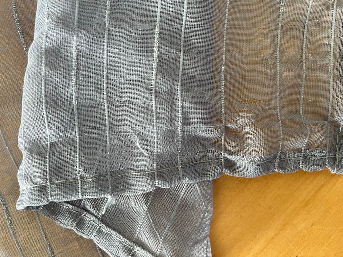 Lot de 2 voilages gris clair Atmosphera - photo numéro 4