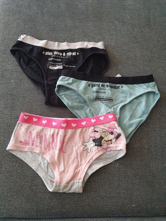 Lot de culottes 8-10 ans