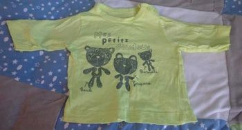 T-shirt ours Kiabi 1 mois
