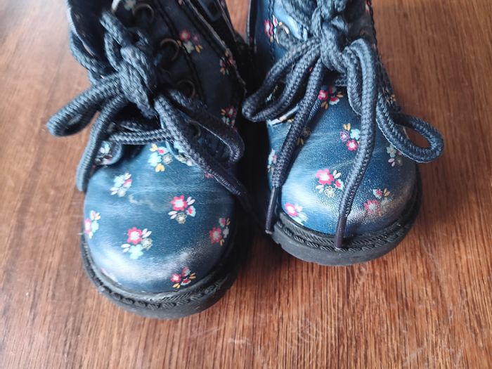 Bottines à motifs fleurs - photo numéro 2