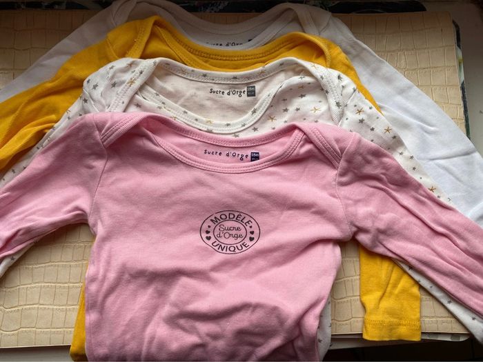 Lot 4 t-shirts manches longues 18m Sucre D’Orge