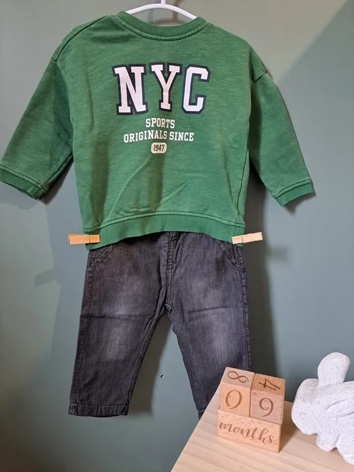 Ensemble 2 pièces - H&M - 9 mois