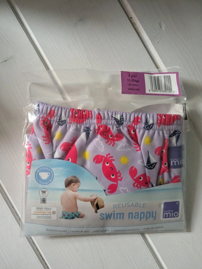 Bambino Mio couche réutilisable de bain XL crabe