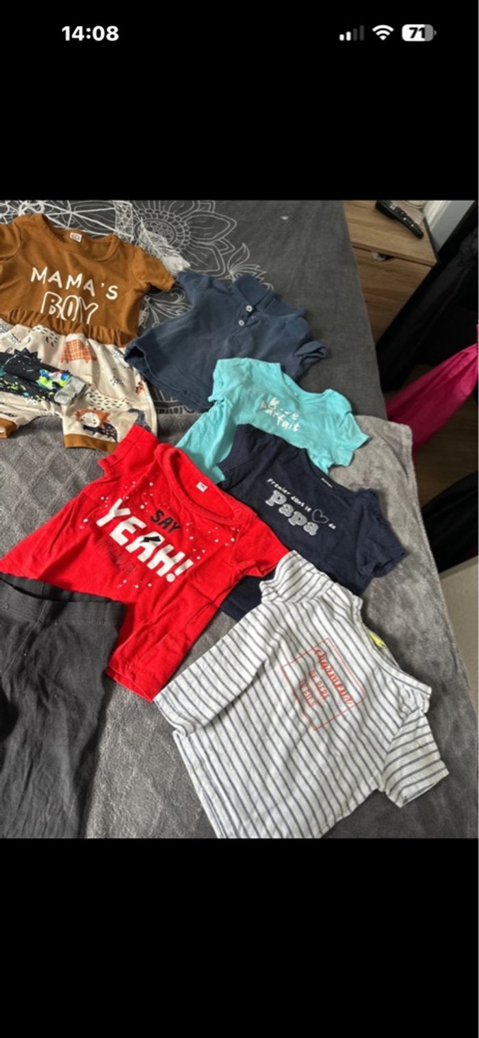 Lot de vêtements garçon 9 mois - photo numéro 2