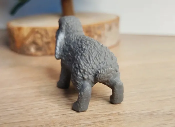 Schleich lapin bélier gris Figurine rongeur animal de la ferme - photo numéro 4