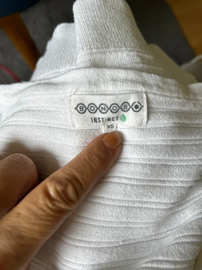 Pull léger blanc - photo numéro 5
