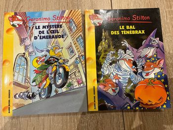Lot 2 livres Geronimo Stilton