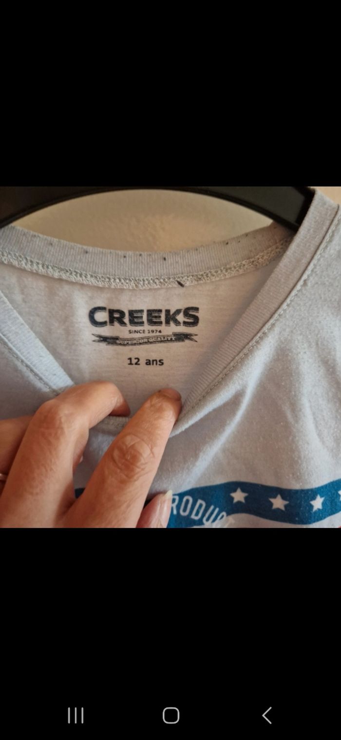 12 ans tee-shirt creeks - photo numéro 2