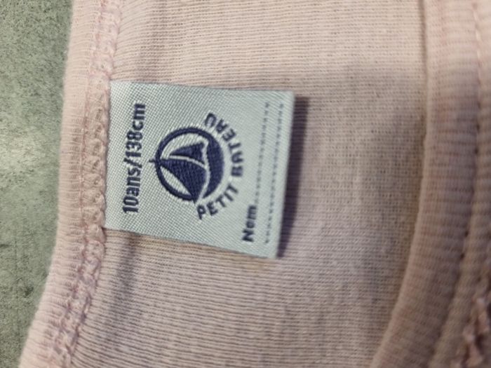 T-shirt Petit Bateau Taille 10 ans - photo numéro 3