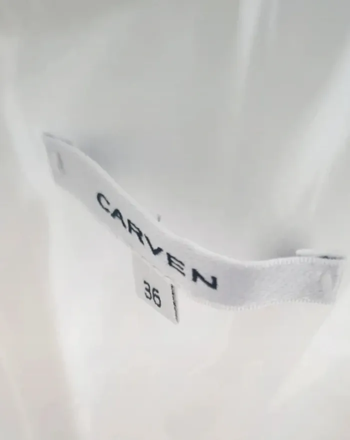 Top débardeur blanc 36 carven - photo numéro 5