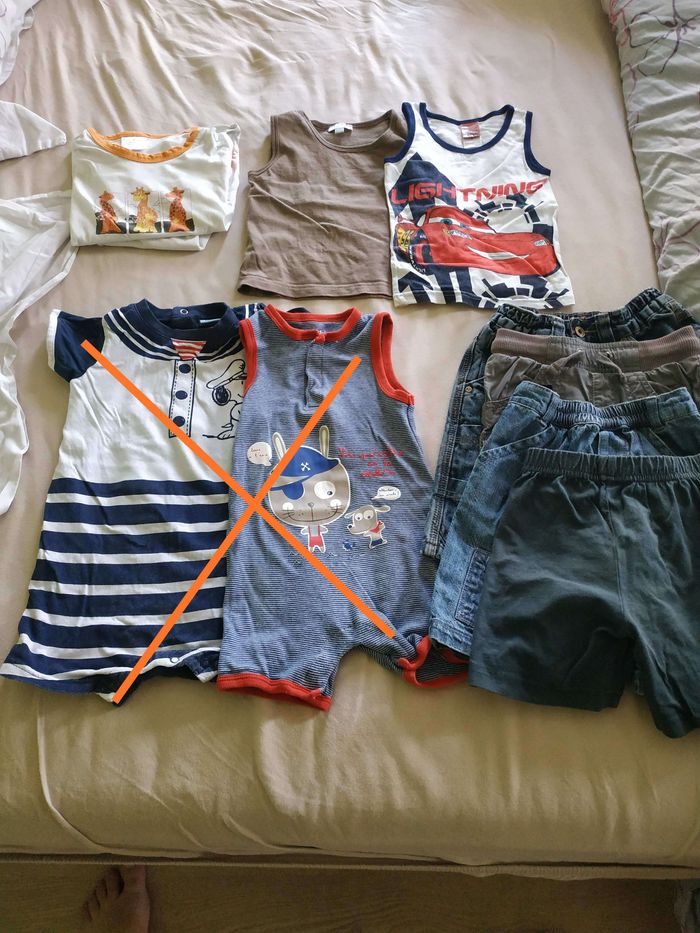 Lot été garçon 18 mois