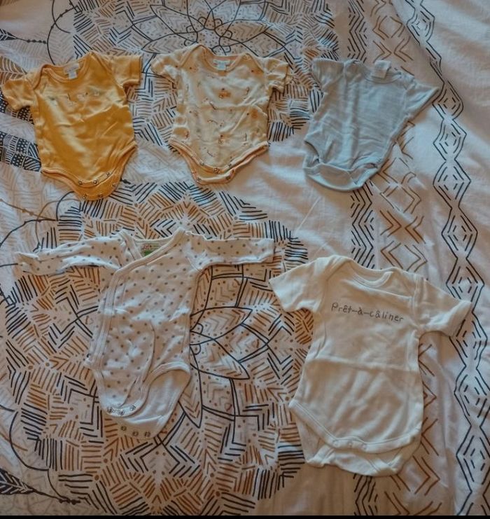Lot de 5 body garçon