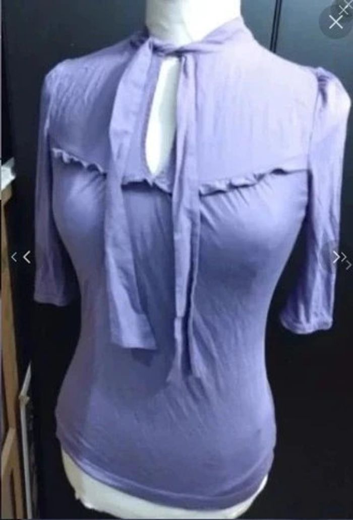 T shirt Neuf violet esprit t 34