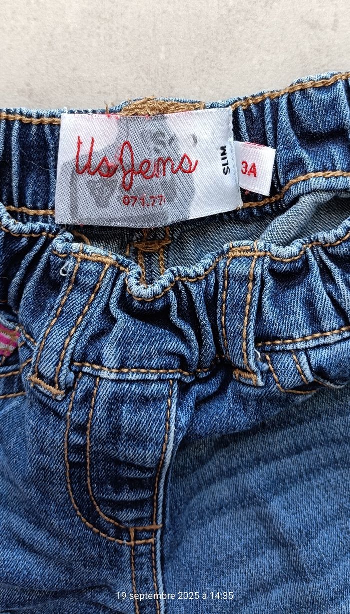 Jeans fille - 2/3 ans - photo numéro 3
