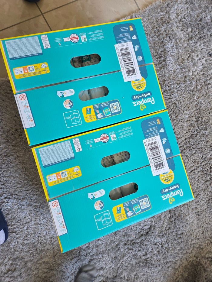 Couche pampers pamper baby dry méga pack maci économie économy pas chere harmonie pant - photo numéro 2