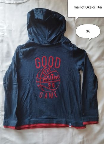 Sweat à capuche Okaïdi