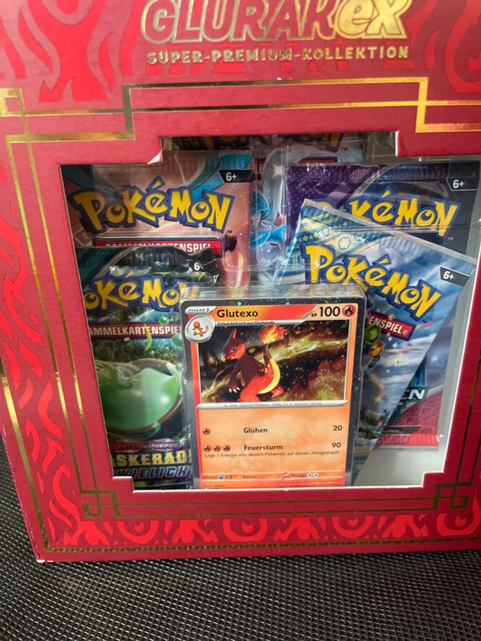 Coffret Glurak EX super premium collection allemand Deutsch neuf scellé dracaufeu charizard - photo numéro 4