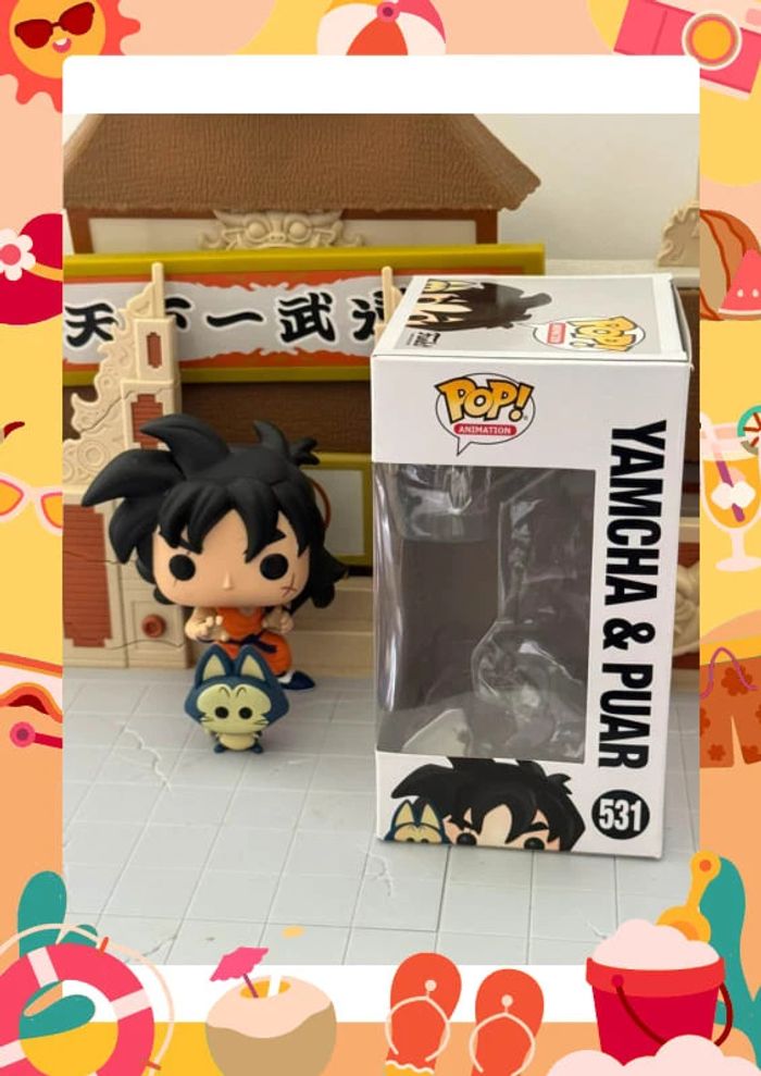 Funko pop Yamcha puar plume dragon ball z 531 - photo numéro 7
