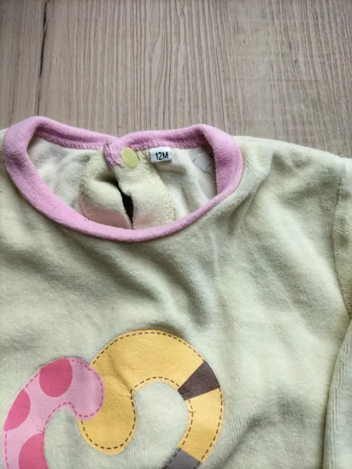 Pyjama une pièce velours - photo numéro 3
