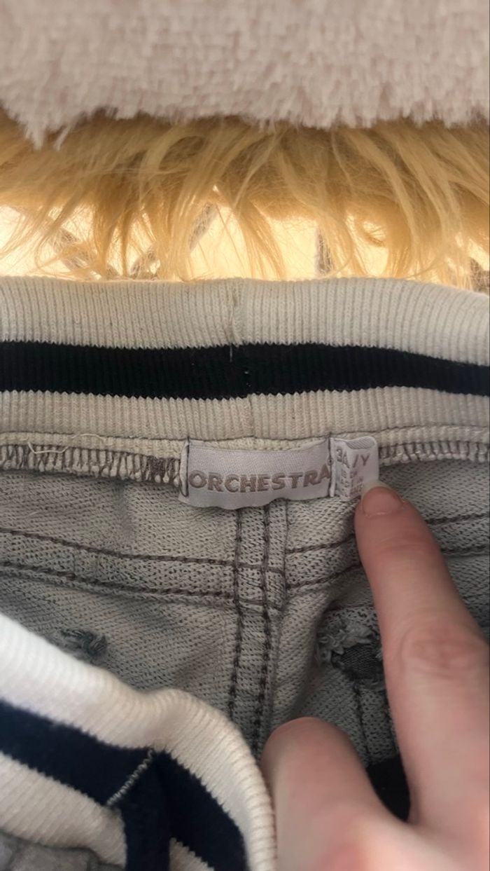 Short en jean gris 3 ans orchestra - photo numéro 3