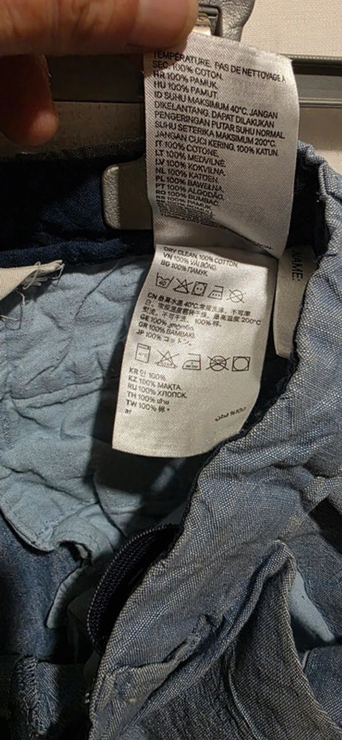 Short jeans 8-9ans 134cm - photo numéro 6