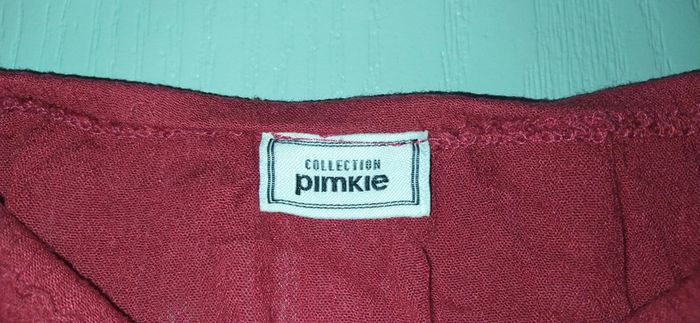 Robe longue rouge pimkie taille S - sans bretelle - photo numéro 5