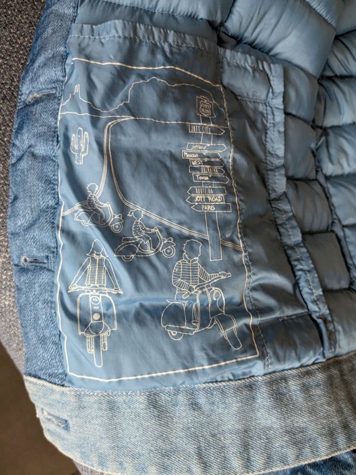 Doudoune jott femme taille M jean et doudoune bleue - photo numéro 10