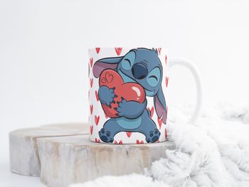Mug stitch coeur love