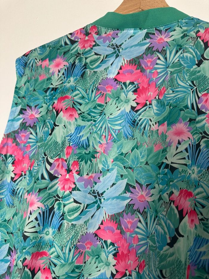 🌸Gilet vintage - sans manches - fleurie 🌸 - photo numéro 8