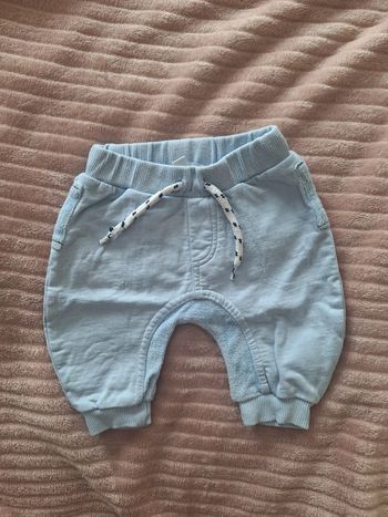 Pantalon bleu ciel 3 mois mes petits cailloux
