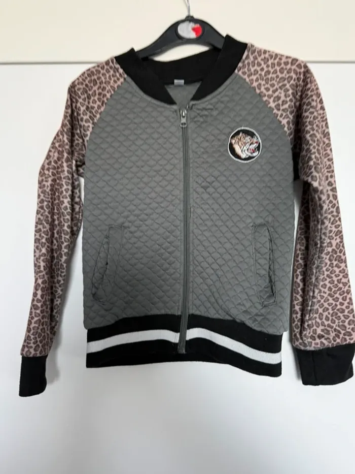 Veste zippé tigre