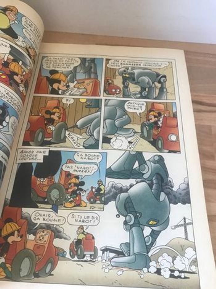 jeu de cartes de construction de château jamais utilisées avec journal de mickey vintage 03/2001 - photo numéro 8