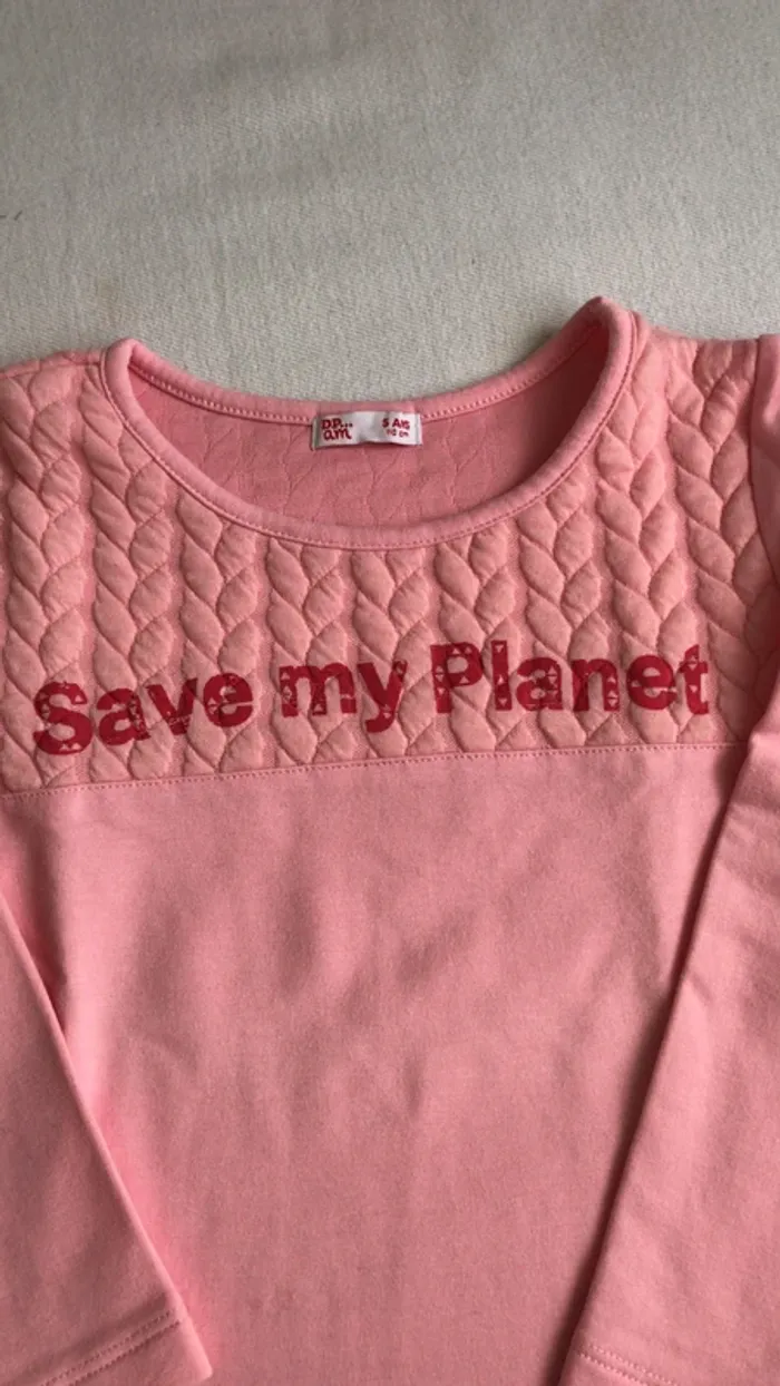 Sweat rose manches Longues DPAM 5 ans - photo numéro 5
