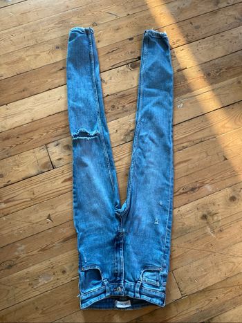 Jeans slim skinny taille haute 34 Zara