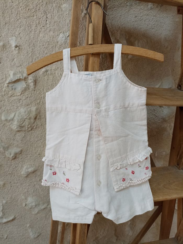 Combinaison rose pâle Kiabi Baby 3 mois - photo numéro 2