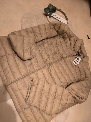 Blouson doudoune hiver beige 3xl