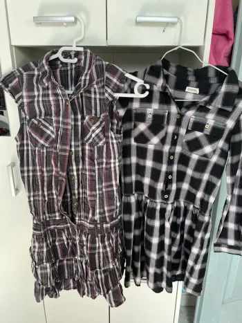 2 robes chemises 12/14a