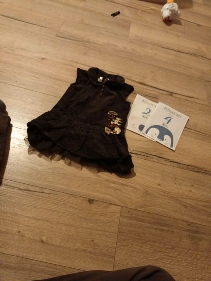 Robe hiver velours 24 mois lulu