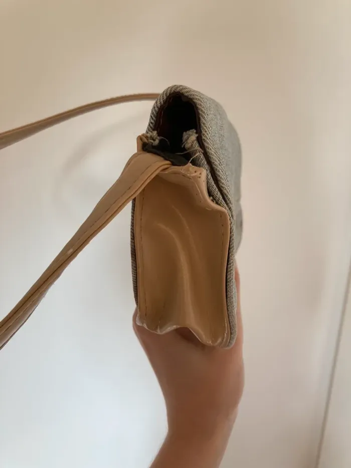 Sac à main en jean, porté épaule - photo numéro 7