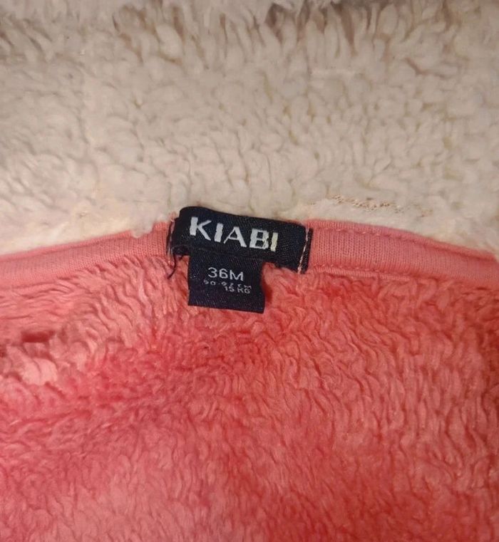 💫 Peignoir pilou taille 36 mois Kiabi 🩷 - photo numéro 2