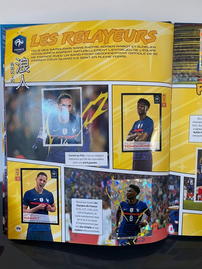 Au plus près des bleus 2022, album panini complet - photo numéro 4