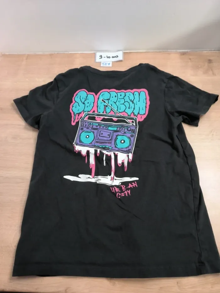 Lot t-shirts manches courtes 7 pièces  9-10 ans - photo numéro 5